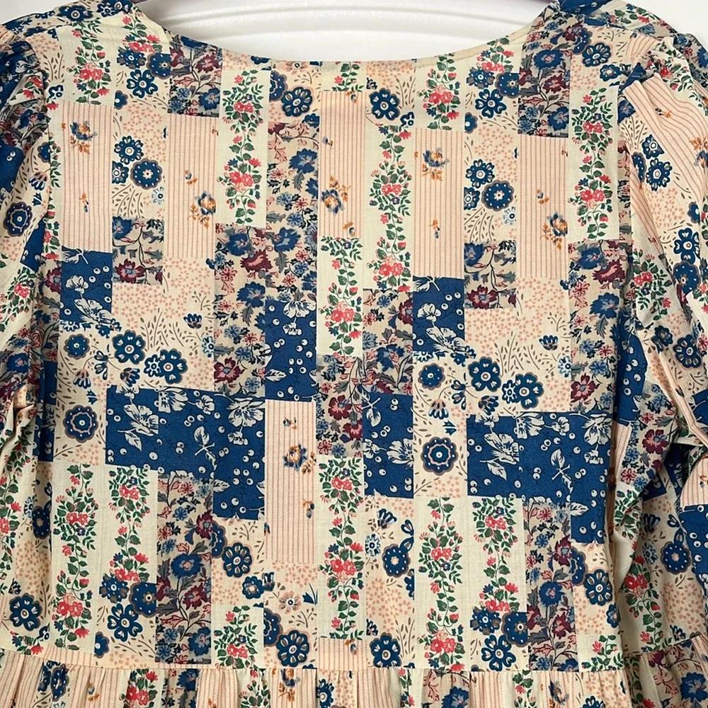 Sezane Benedetta Patchwork Print Dress - Picture 15 of 15